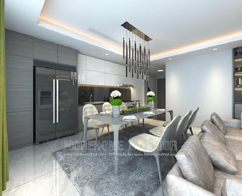 Bộ bàn ăn 6 ghế đẹp với thiết kế độc đáo được yêu thích tại MoreHome