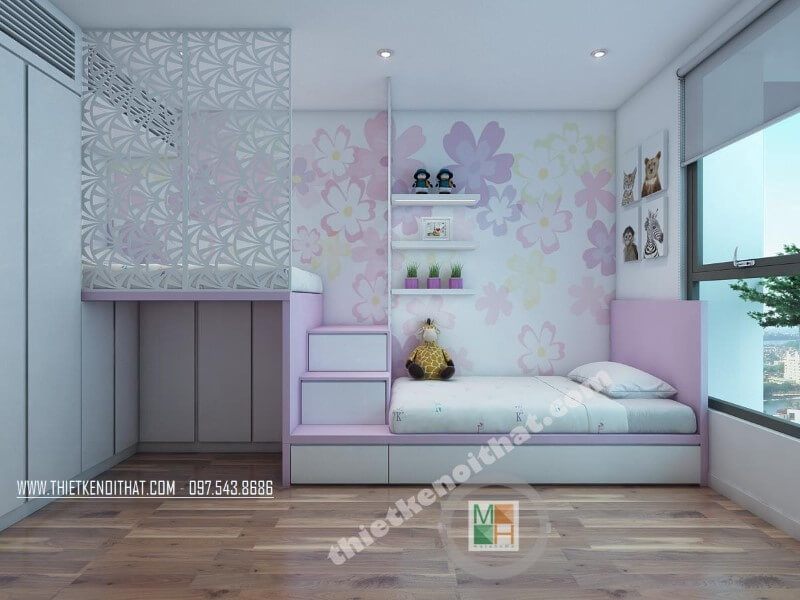 Trang trí phòng ngủ trẻ em lạ mắt với tranh treo tường hình con vật ngộ nghĩnh